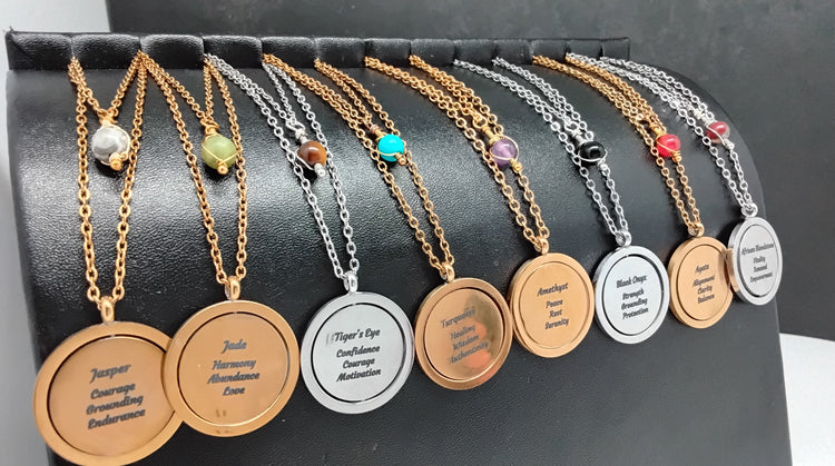 Gemstone Affirmation Necklaces