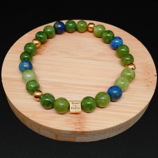 Green Peridot Jade Bracelet