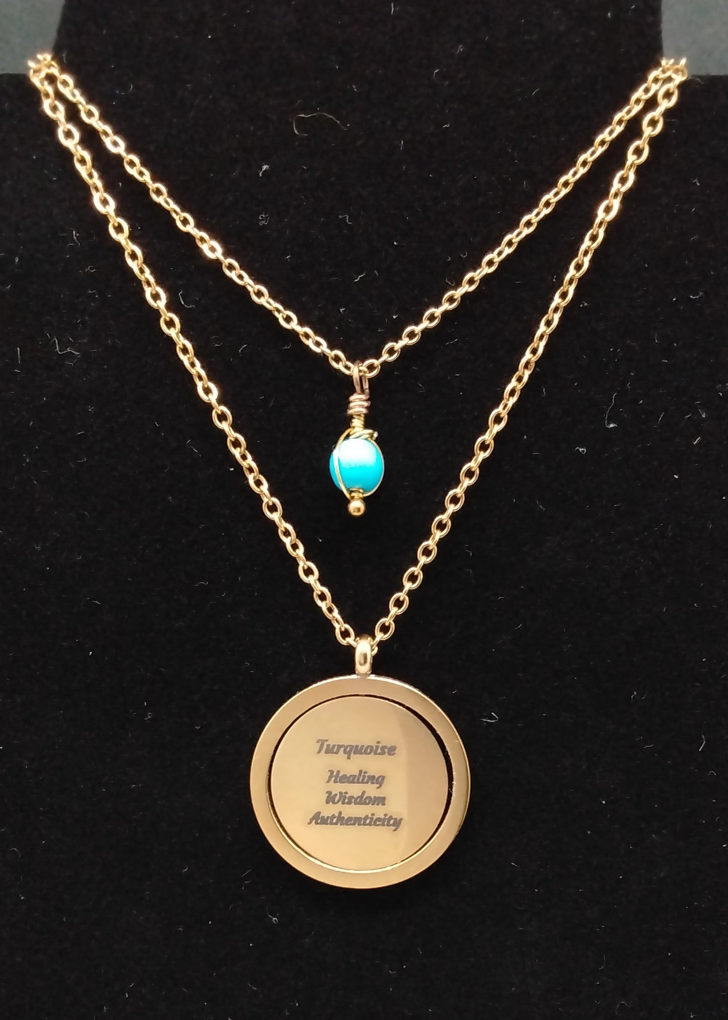 Turquoise Affirmation Necklace Stack