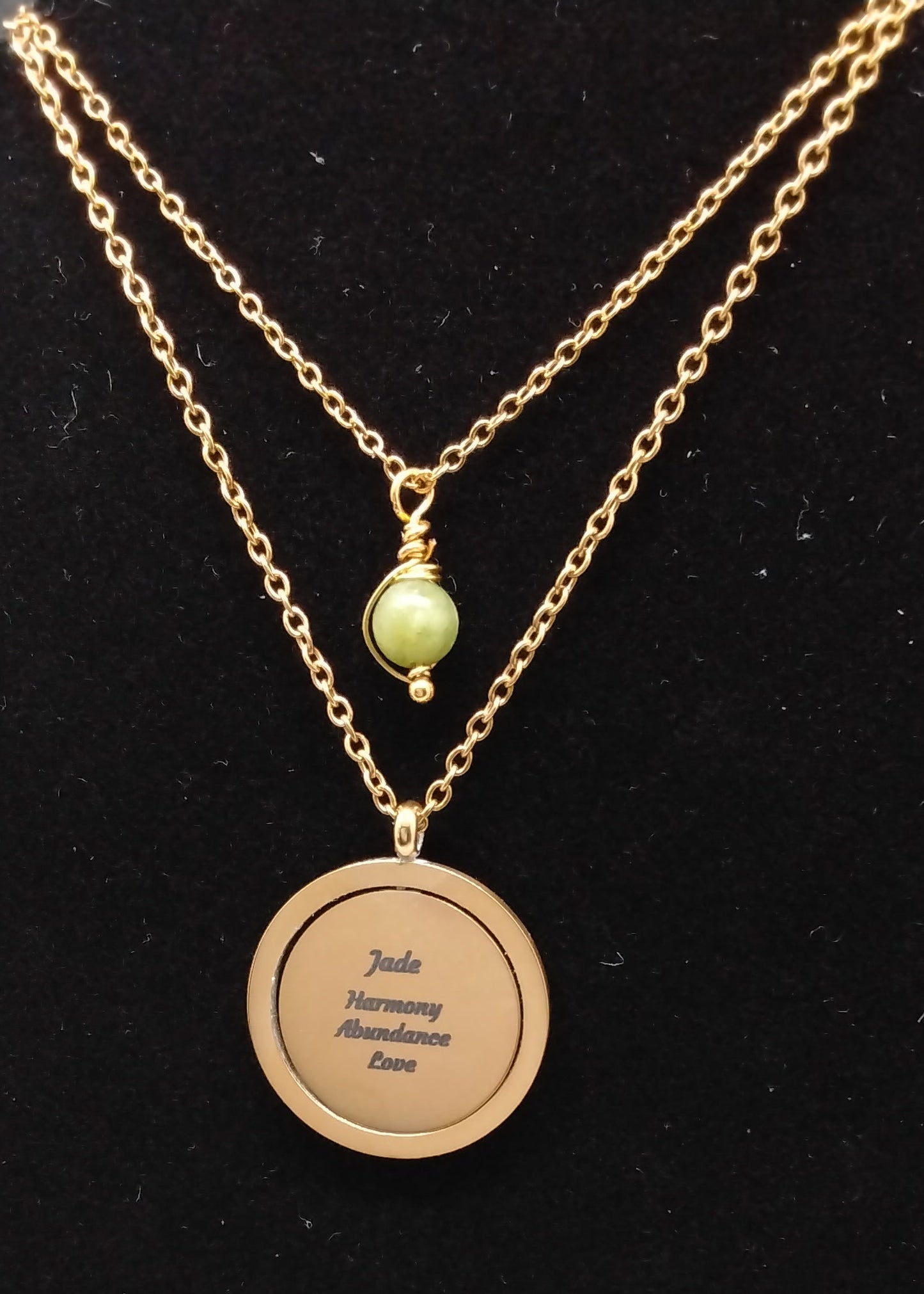 Jade Affirmation Necklace Stack