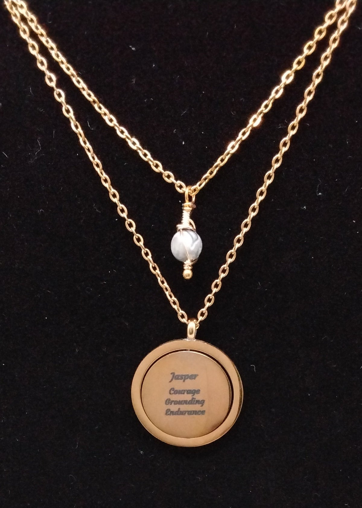 Jasper Affirmation Necklace Stack