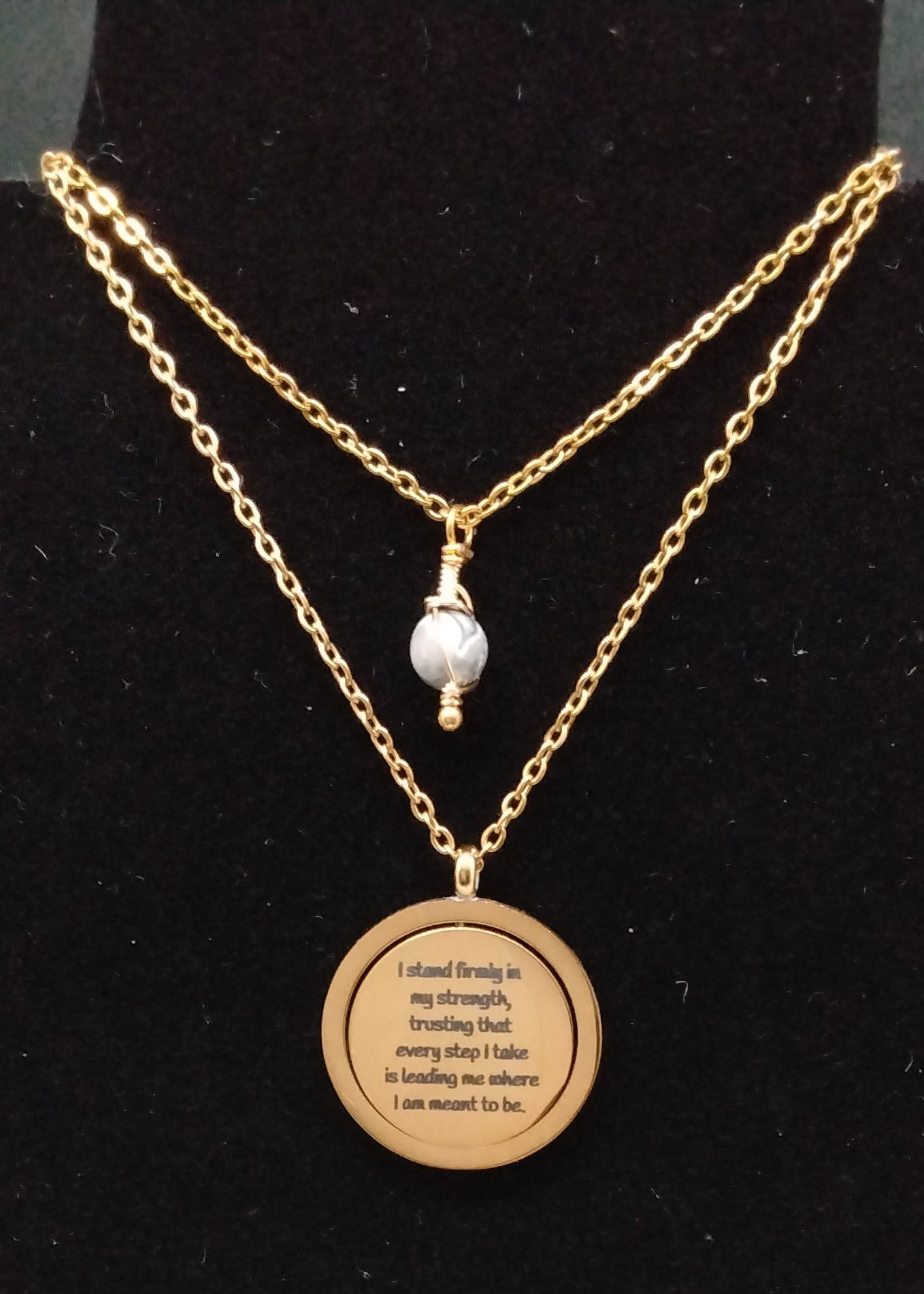 Jasper Affirmation Necklace Stack