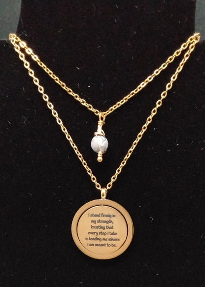 Jasper Affirmation Necklace Stack
