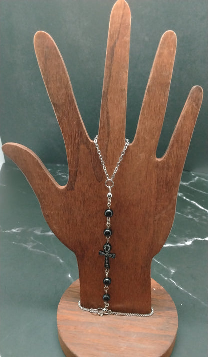 Black Onyx Hand Chain