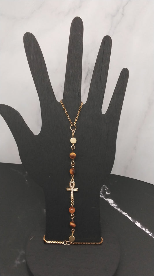 Tiger's Eye Hand Chain