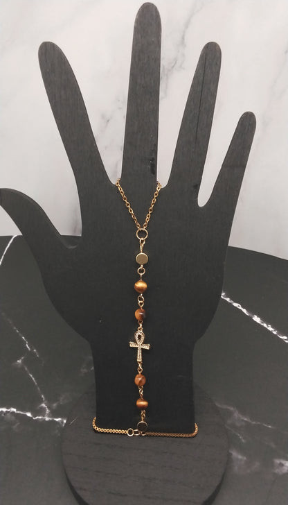 Tiger's Eye Hand Chain