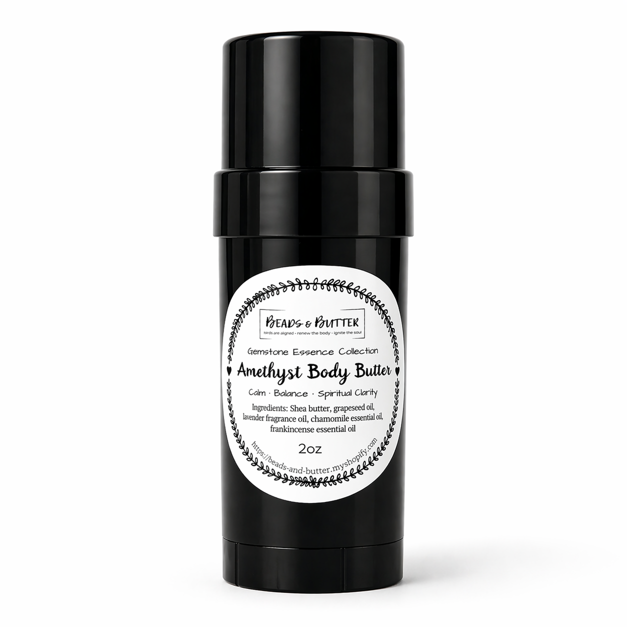 Amethyst Body Butter Stick