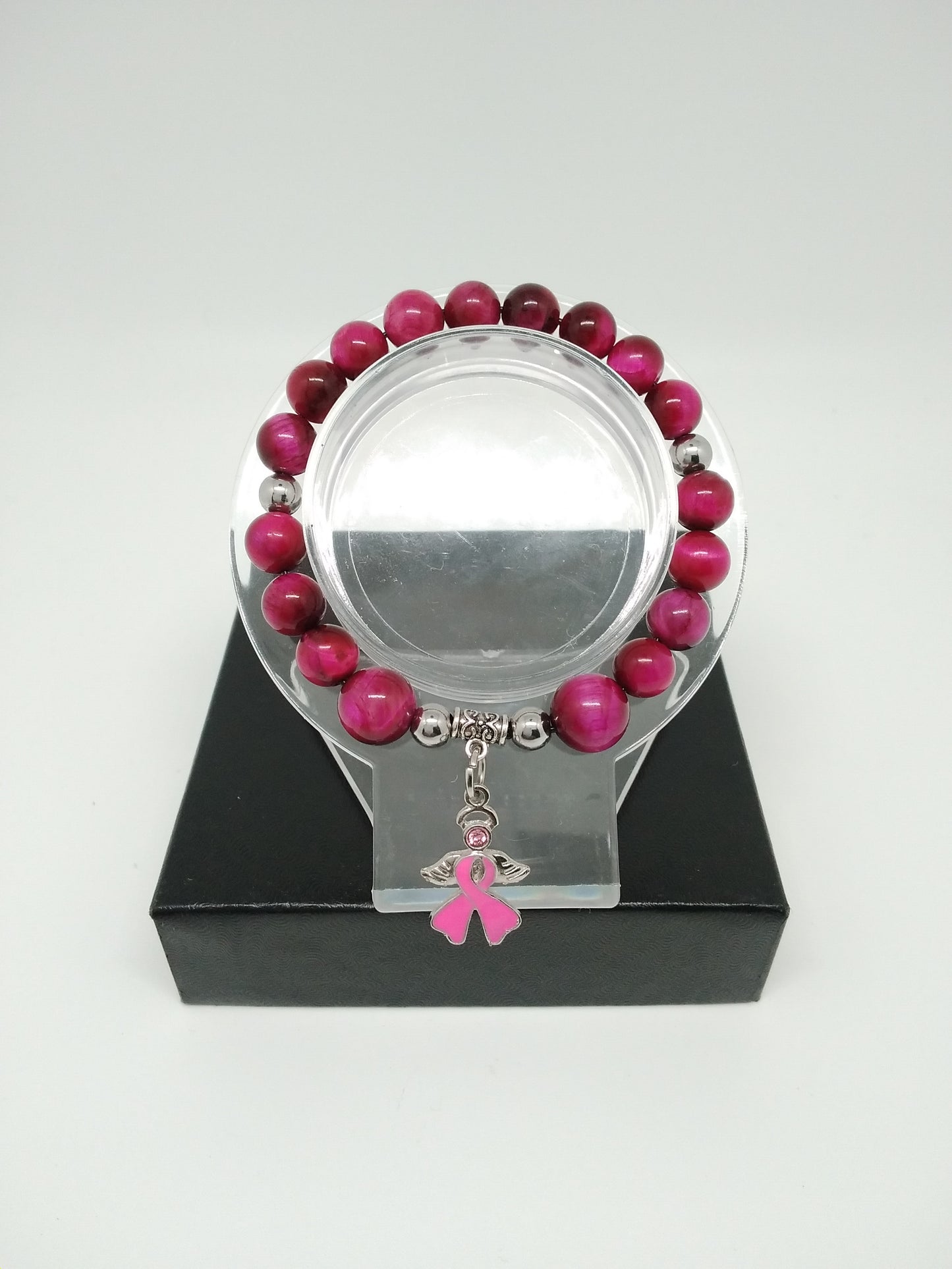 "I'm Always Here for You" Breast Cancer Awareness Bracelets